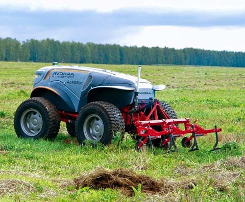 Агробот. Проект конструкторского бюро «Аврора». Он направлен на внедрение систем автопилотирования в сфере сельского хозяйства. Эти системы могут быть установлены на любой трактор. Фото: avrora-robotics.ru